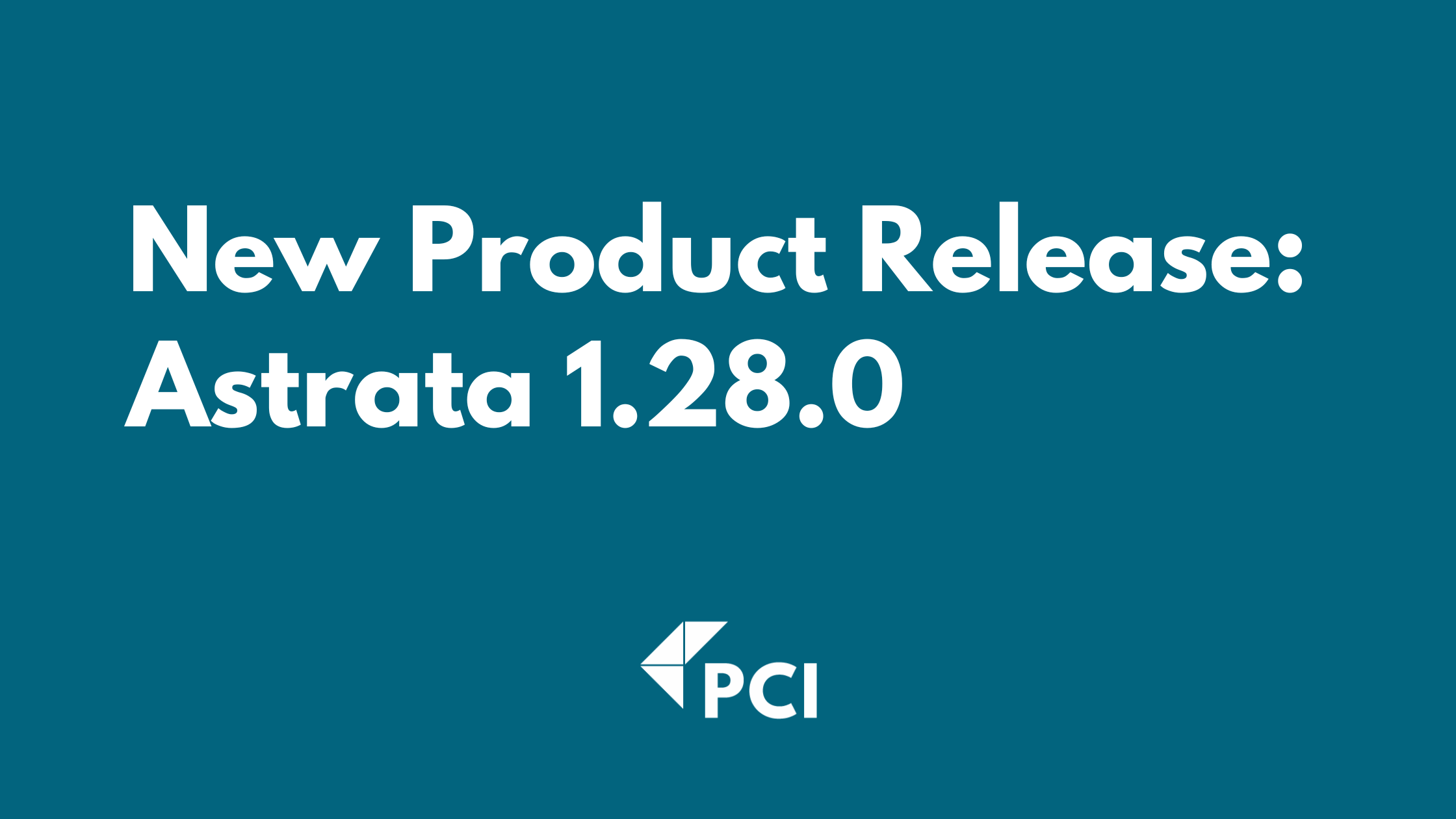 Astrata Financial Management Release Notes | PCI Blog