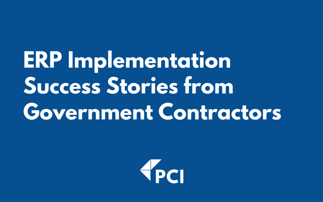 ERP Implementation Success Stories from Government Contractors