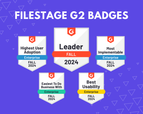 Filestage G2 badges