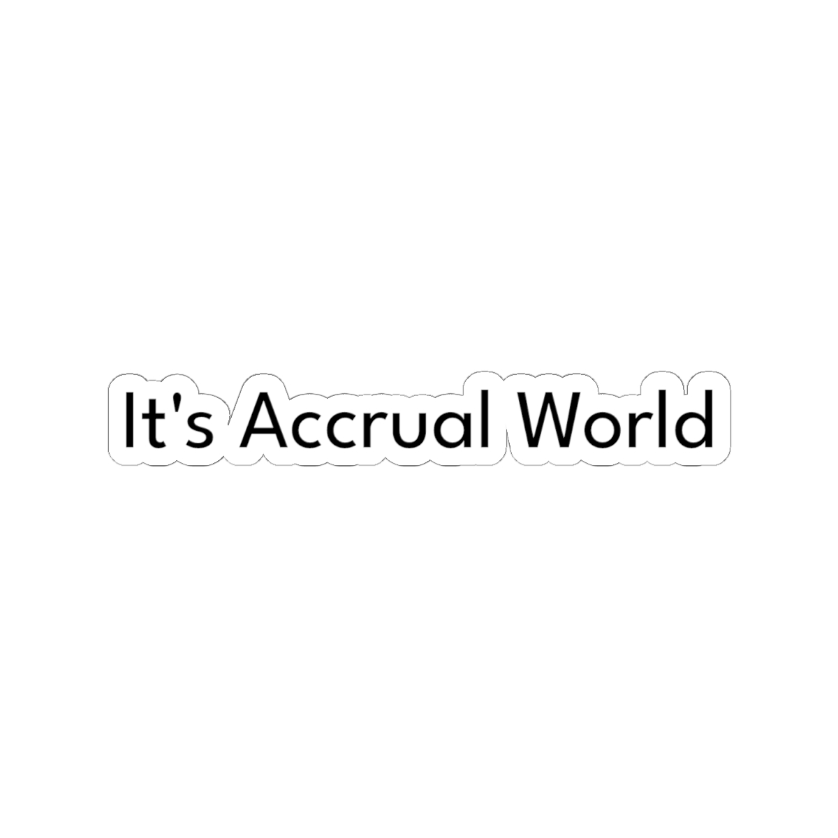 It's accrual world sticker - Image 4