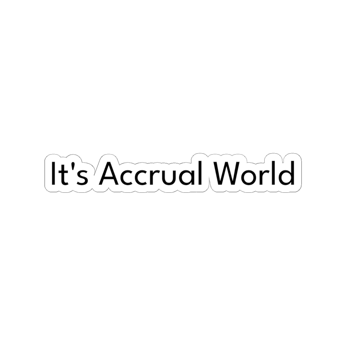 It's accrual world sticker - Image 7