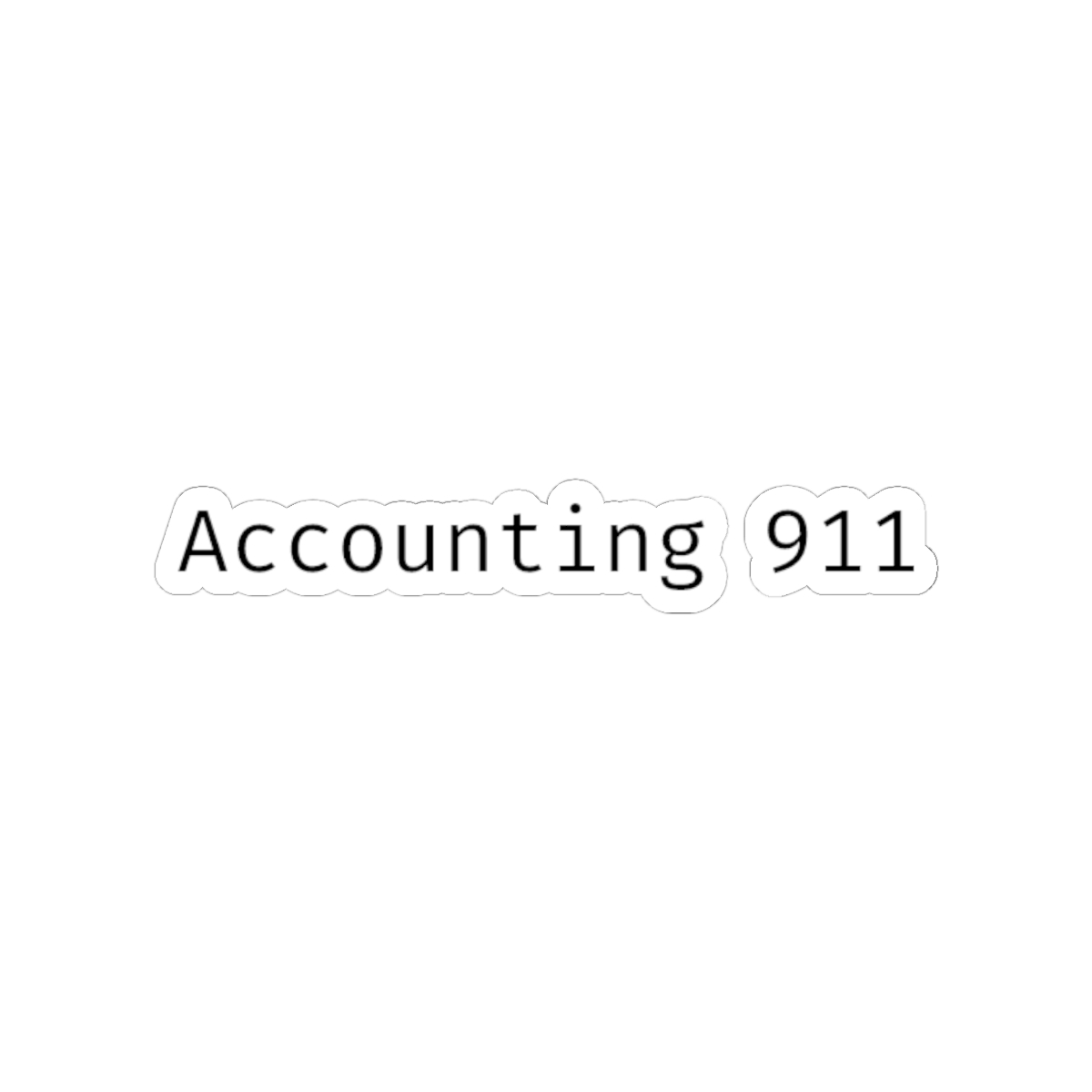 Accounting 911 sticker - Image 10