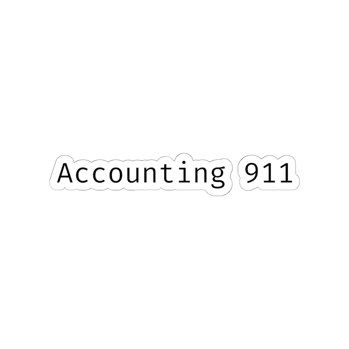 Accounting 911 sticker - Image 7