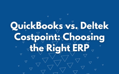 QuickBooks vs. Deltek Costpoint: Choosing the Right ERP for Government Contractors