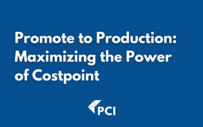 Promote to Production: Maximizing the Power of Your Costpoint System