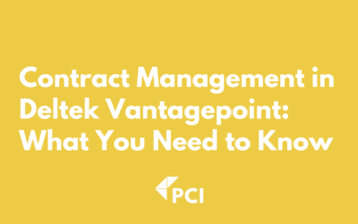 Contract Management in Deltek Vantagepoint: What You Need to Know