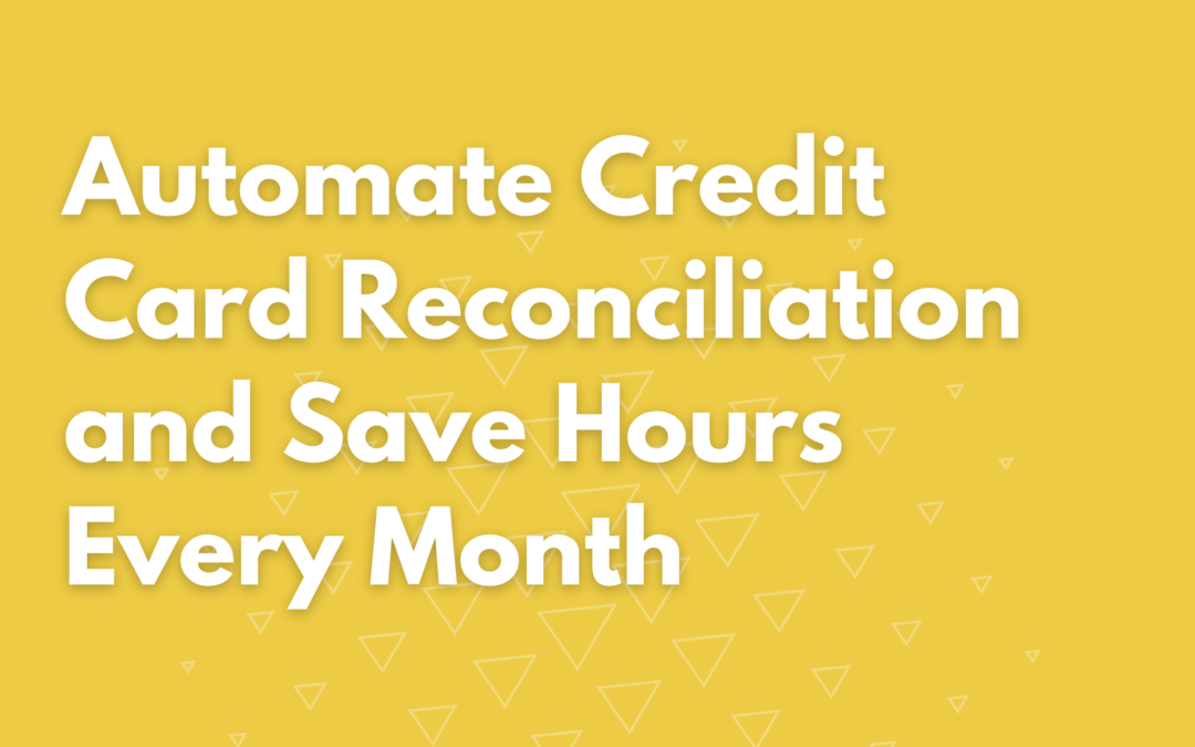 Automate Credit Card Reconciliation in Deltek Vantagepoint and Save Hours Every Month
